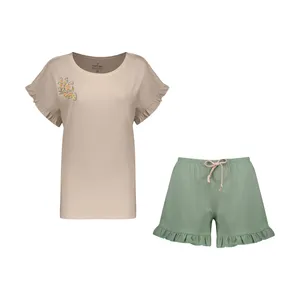 ست تی شرت و شلوارک زنانه ناربن مدل 1521527-21