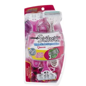 خودتراش زنانه استیلت مدل Smoth بسته 3 عددی