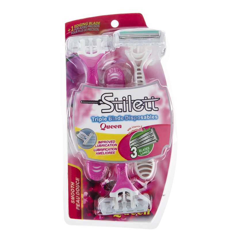 خودتراش زنانه استیلت مدل Smoth بسته 3 عددی خودتراش زنانه استیلت مدل Smoth بسته 3 عددی