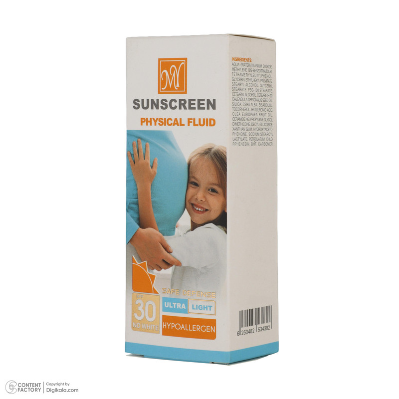 فلوئید ضد آفتاب بی رنگ مای +SPF30 مدل Hypoallergen مناسب انوع پوست حجم 50 میلی لیتر فلوئید ضد آفتاب بی رنگ مای +SPF30 مدل Hypoallergen مناسب انوع پوست حجم 50 میلی لیتر