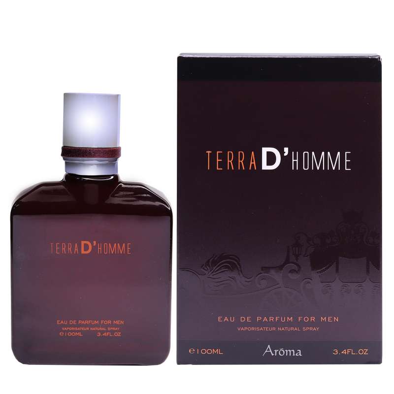 ادو پرفیوم مردانه آروما مدل terra D homme حجم 100 میلی لیتر