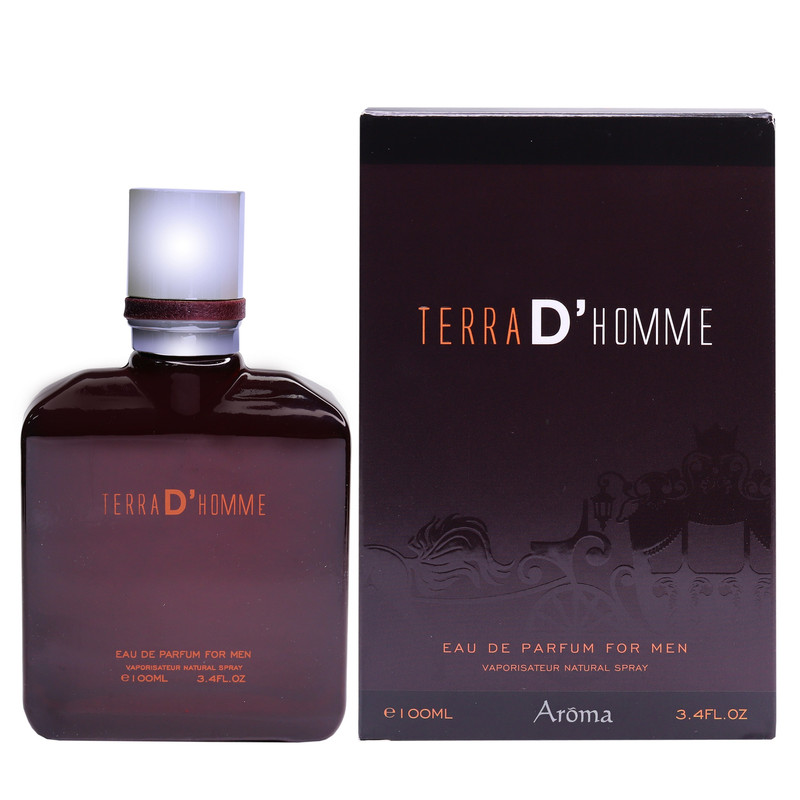 ادو پرفیوم مردانه آروما مدل terra D homme حجم 100 میلی لیتر