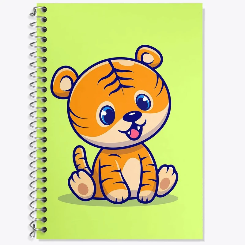 دفتر لغت 50 برگ خندالو مدل ببر کد 29641