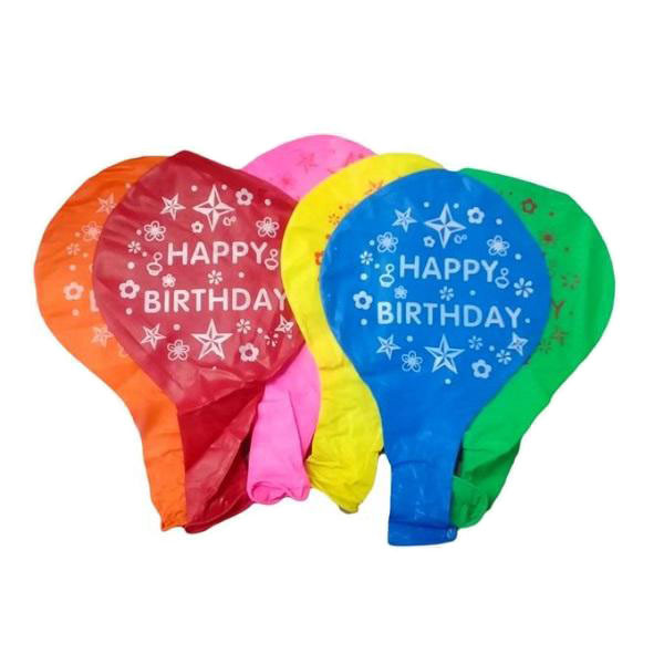 بادکنک بزرگ مدل HAPPY BIRTHDAY بسته 6 عددی