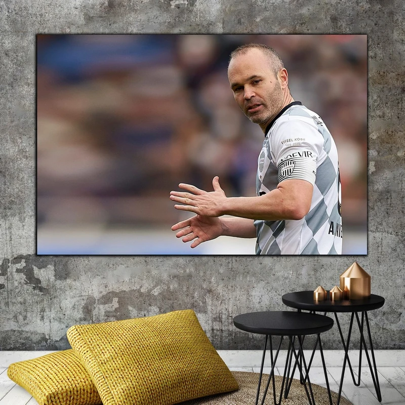 تابلو شاسی بکلیت طرح بازیکن فوتبال تیم ملی اسپانیا آندرس اینیستا مدل SH-S7260