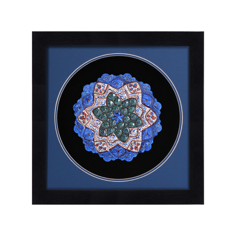 قاب بشقاب میناکاری مدیچی مدل MPF-Pooian-1014