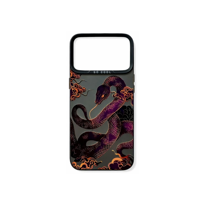 کاور مدل سوکول طرح مار کد Snake89 مناسب برای گوشی موبایل اپل iPhone 17 Pro Max