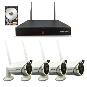سیستم امنیتی تحت شبکه نایس ویژن مدل NV-KIT 4-S2