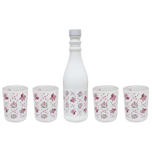 سرویس پارچ ولیوان 5 پارچه طرح گل
