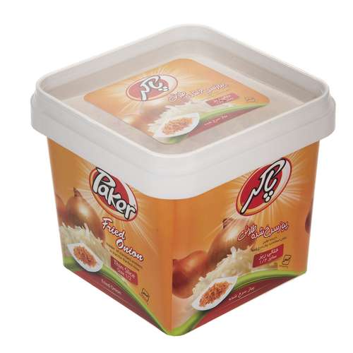 پیاز سرخ شده طلایی خلالی ریز پاکر سایز 1.2 مقدار 125 گرم