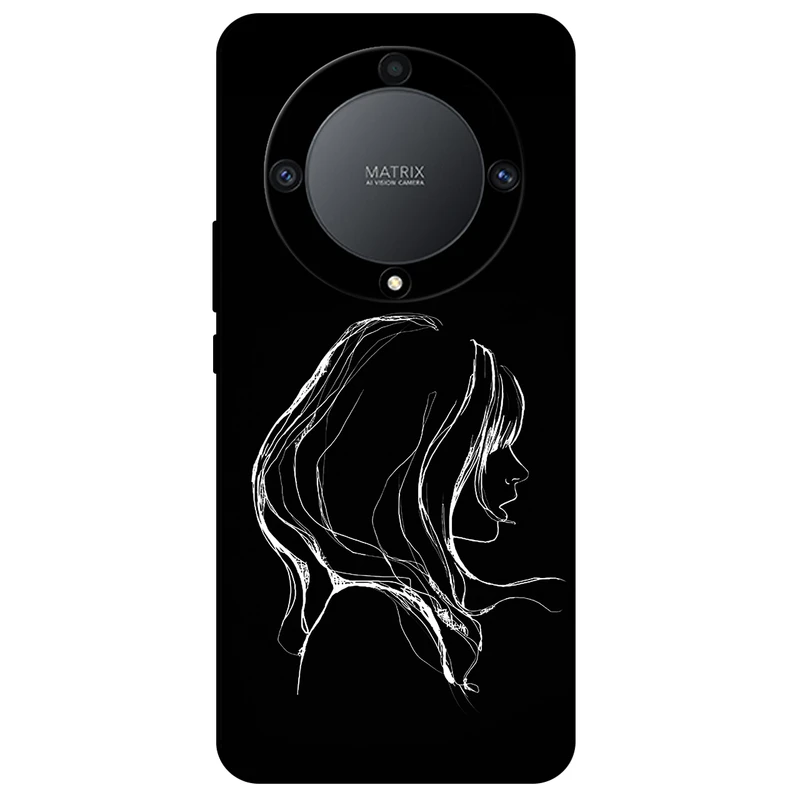 کاور مگافون طرح دخترانه مدل 7766 مناسب برای گوشی موبایل آنر X9A     