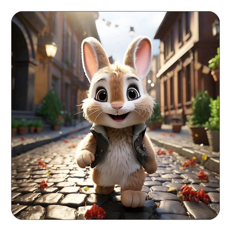 مگنت کاکتی طرح حیوانات کارتونی مدل mp27687