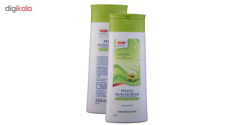 شامپو بدن ریل مدل PFLEGE DUSCHCREME رایحه Pistazien Makrone حجم 250 میلی لیتر