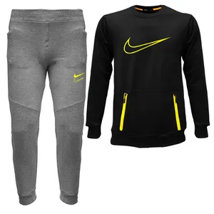 ست سویشرت و شلوار مردانه مدل 04009150 رنگ مشکی