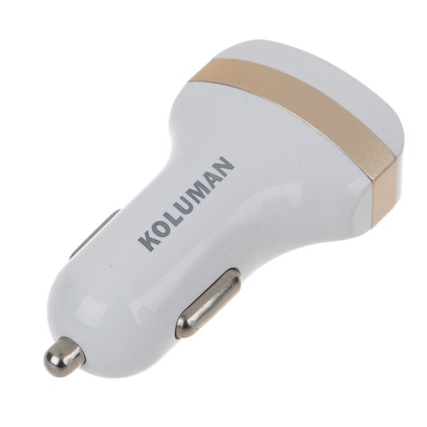 شارژر فندکی کلومن مدل KC-C400 همراه با کابل MicroUSB شارژر فندکی کلومن مدل KC-C400 همراه با کابل MicroUSB