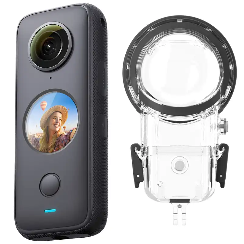 دوربین فیلم برداری اینستا 360 مدل  One X2 SUN3543 به همراه کیس ضد آب