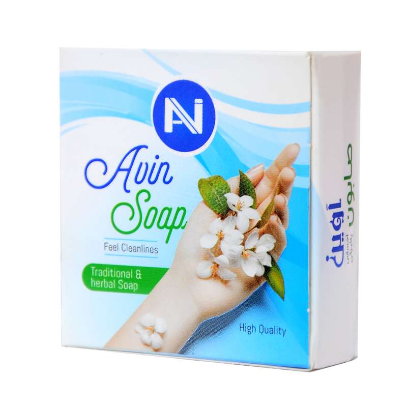 صابون شستشو آوین مدل زرد چوبه وزن 30 گرم