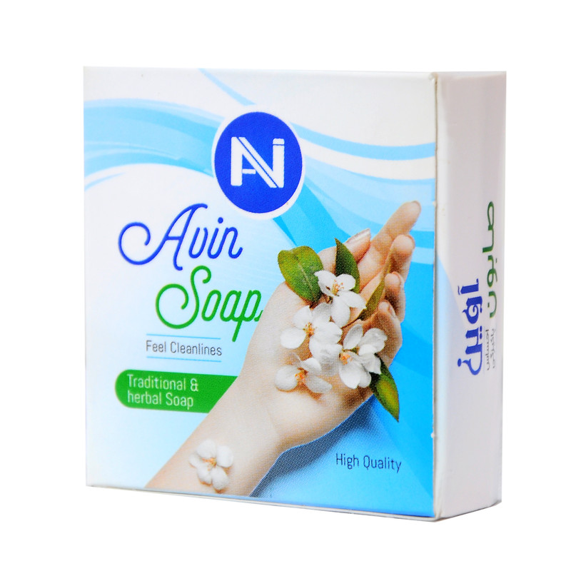 صابون شستشو آوین مدل زرد چوبه وزن 30 گرم