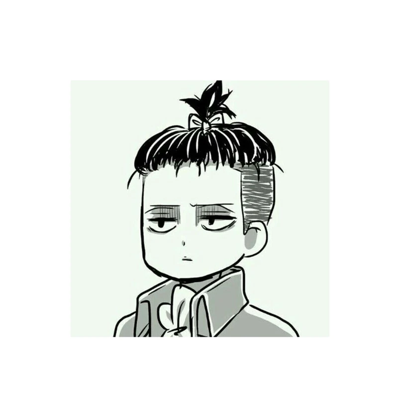 استیکر لپ تاپ و موبایل مدل انیمه طرح اتک ان تایتان لیوای آکرمن attack on titan Levi Ackermann کد 551