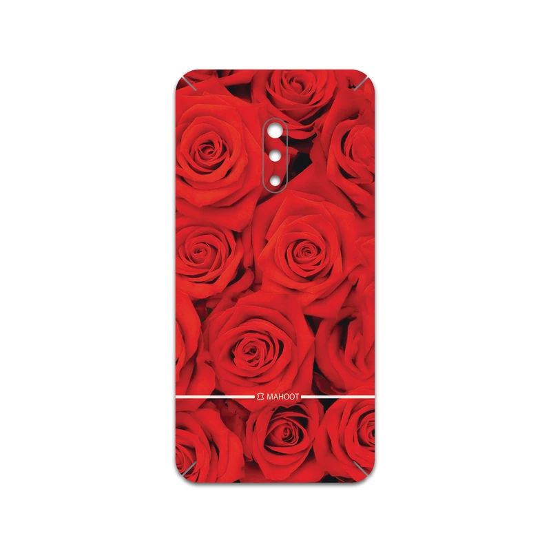 برچسب پوششی ماهوت مدل Red-Flower مناسب برای گوشی موبایل اپو Realme X