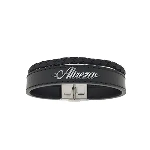 دستبند نقره طرح علیرضا کد AC 207