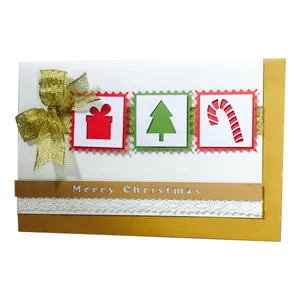 کارت پستال مدل Merry Christmas Candle