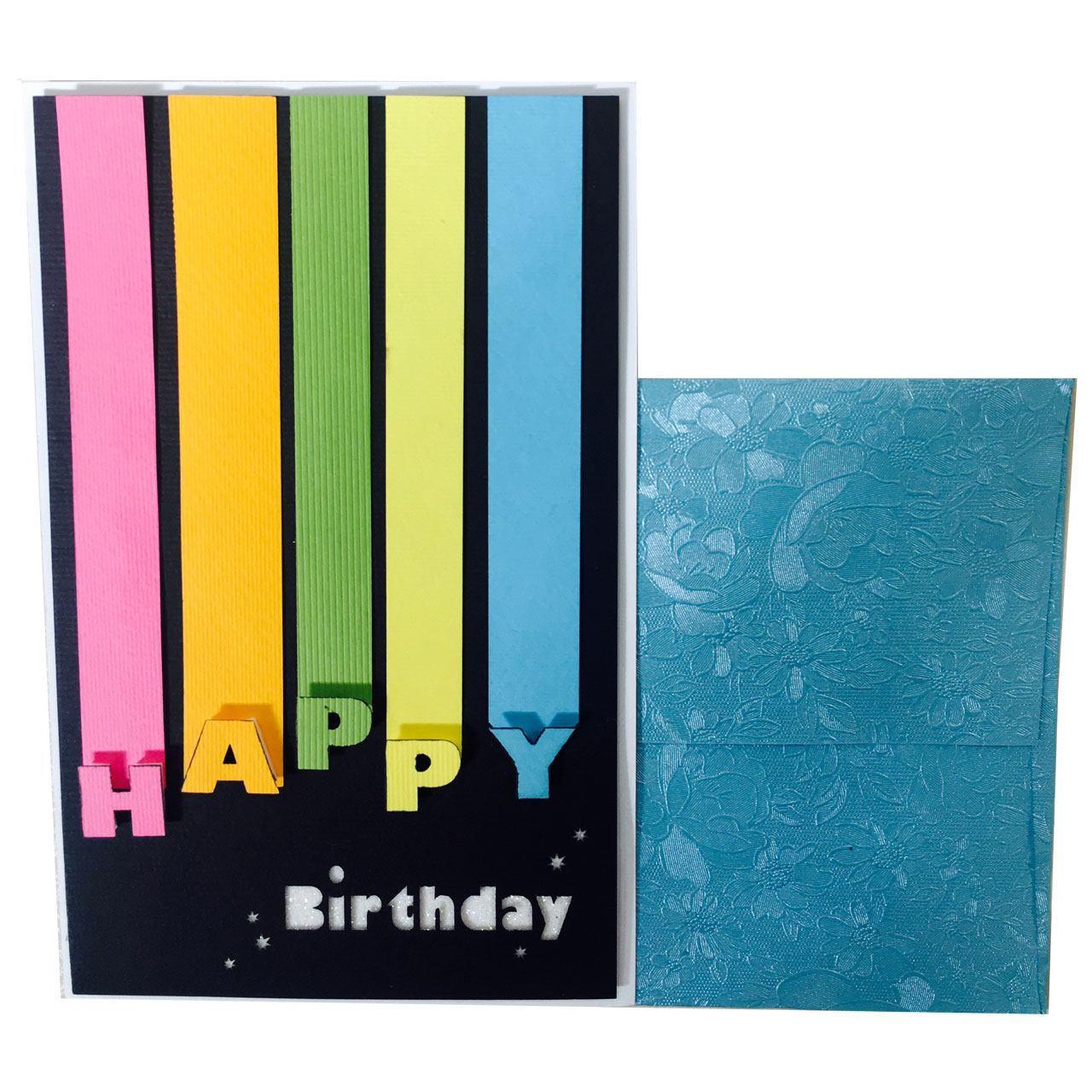 کارت پستال مدل 44 Colourful Happy Birthday