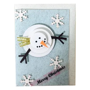 کارت پستال مدل Merry Christmas Snowman