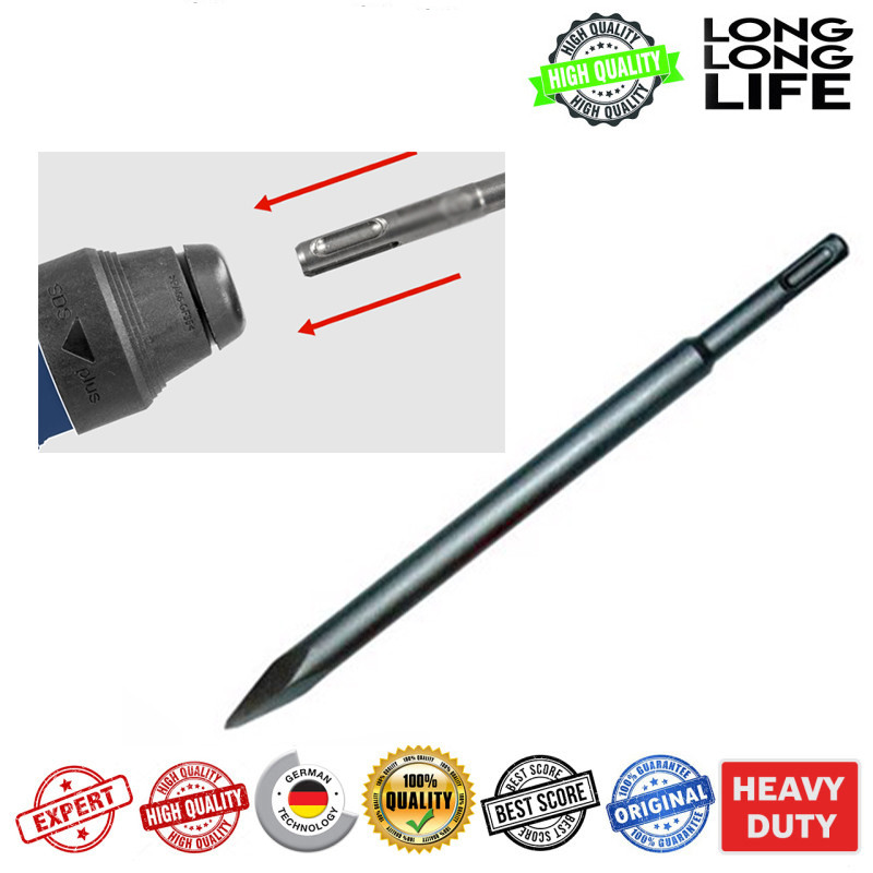 قلم تخریب چهار شیار مدل نوک تیز سایز 250 میلی متر