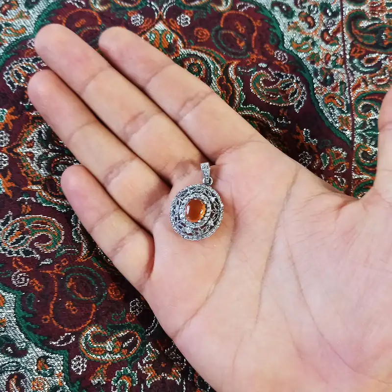 آویز گردنبند نقره زنانه سلین کالا مدل ce-pel36