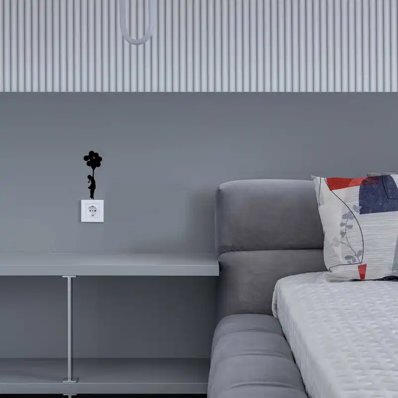 استیکر کلید و پریز آژنگ طرح بادکنک مدل اشکال دکوراتیو کد AD-S-766