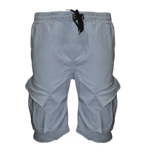 شلوارک مردانه مدل شیش جیب کد 09 رنگ طوسی