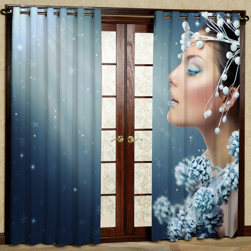 پرده مدل دختر پانچی کد 1307 سایز 140x280 سانتی متر