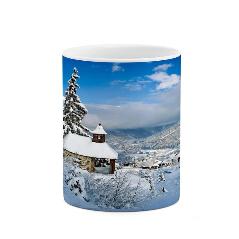 ماگ کاکتی مدل منظره برفی کد mgh15129