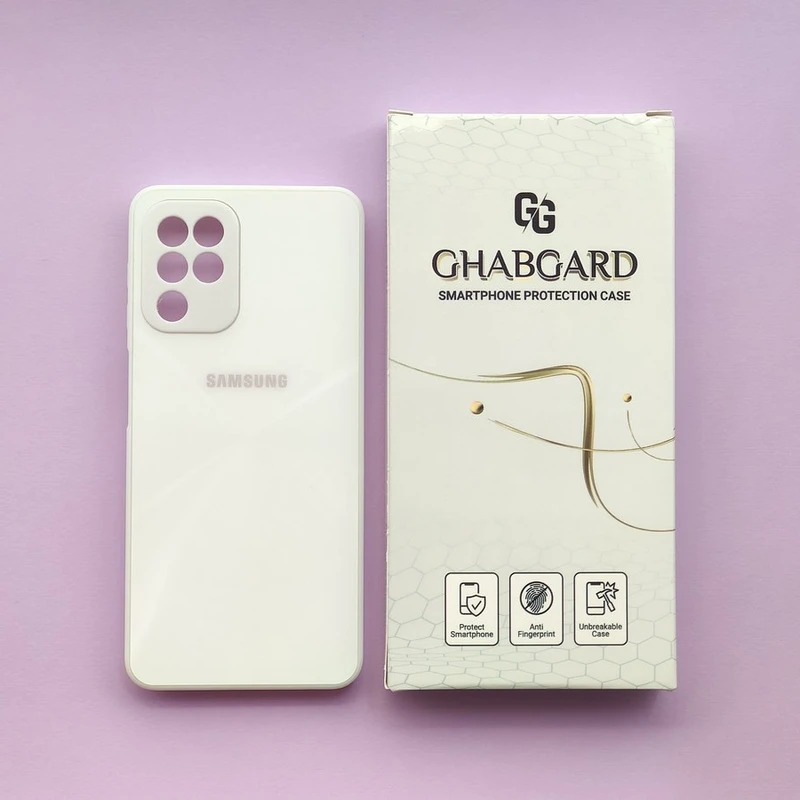 کاور قاب گارد مدل پشت طلقی لیزری مناسب برای گوشی موبایل سامسونگ Galaxy A224G