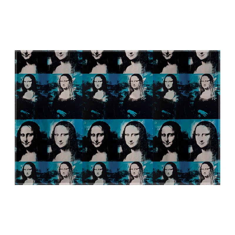 کاغذ کادو ترمه طراحان ایده مدل چهار مونالیزا از وارهول کد art0857 سایز 57x37 سانتی متر