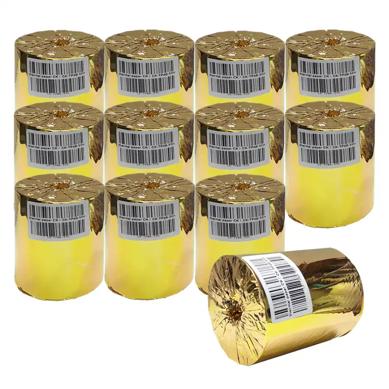 کاغذ مخصوص پرینتر حرارتی سی کی مدل CK-TP8B-55H بسته 12 عددی