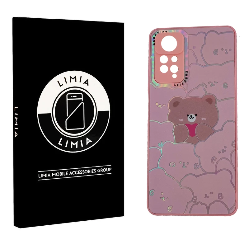 کاور لیمیا مدل فانتزی لنزدار پشت شیشه ای طرح عروسکی شبرنگی مناسب برای گوشی موبایل شیائومی Redmi Note 11S/Note 11 4G