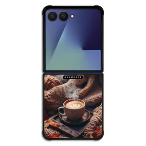 AKAM AMC-WSGZFLIP7-COFFEE-17 Cover For Samsung Galaxy Z Flip 7