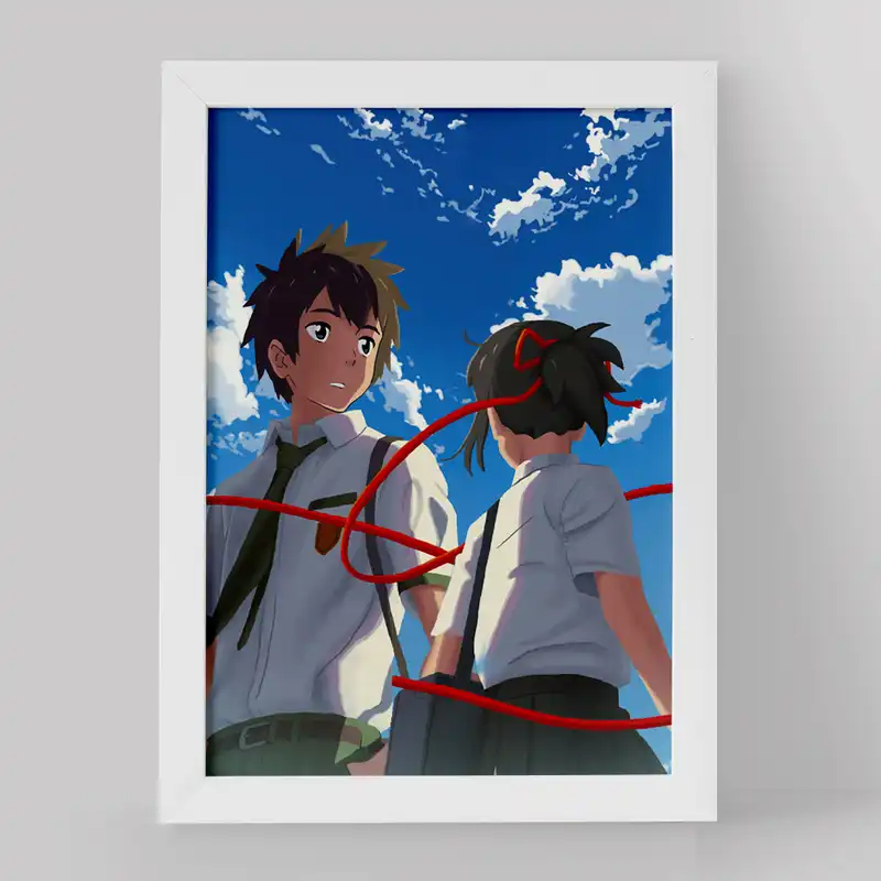 تابلو خندالو مدل تاکی تاچیبانا و میتسویا میامیزو انیمه یورنیم کد 16246