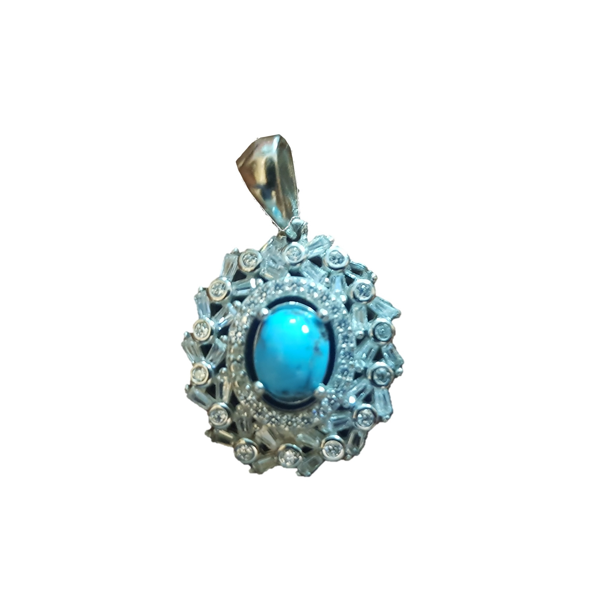 آویز گردنبند نقره مدل SM-109