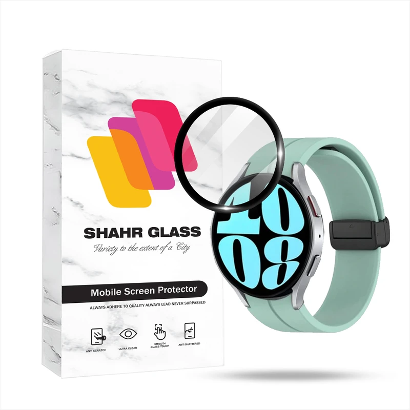 محافظ صفحه نمایش شهر گلس مدل PMMWSH مناسب برای ساعت هوشمند سامسونگ Galaxy Watch 6 40mm
