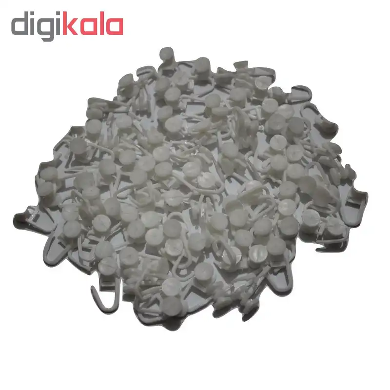 گیره پرده صمصام مدل 002 بسته 100 عددی