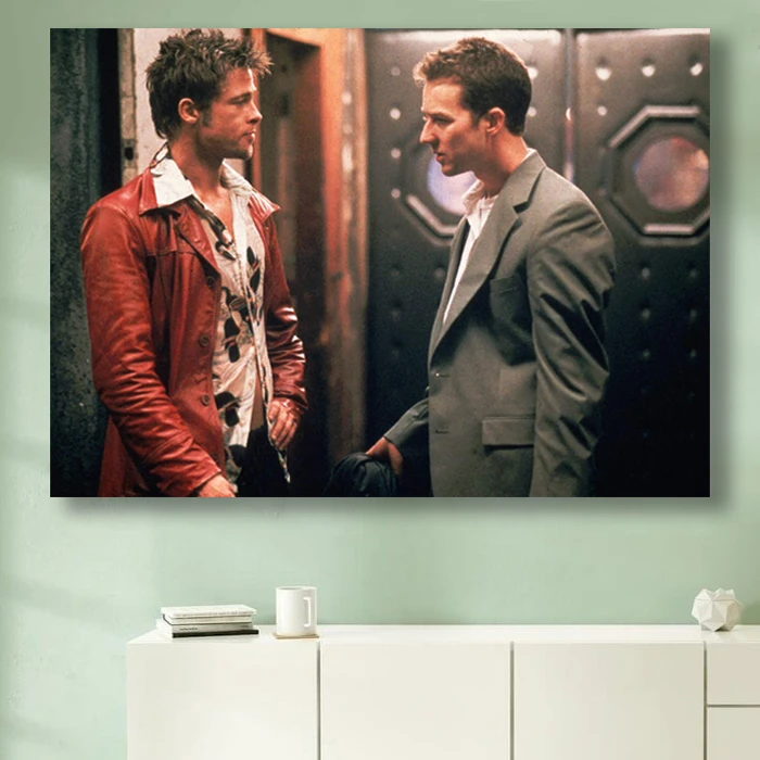 تابلو شاسی گالری استاربوی طرح فیلم فایت کلاب مدل Brad Pitt 2