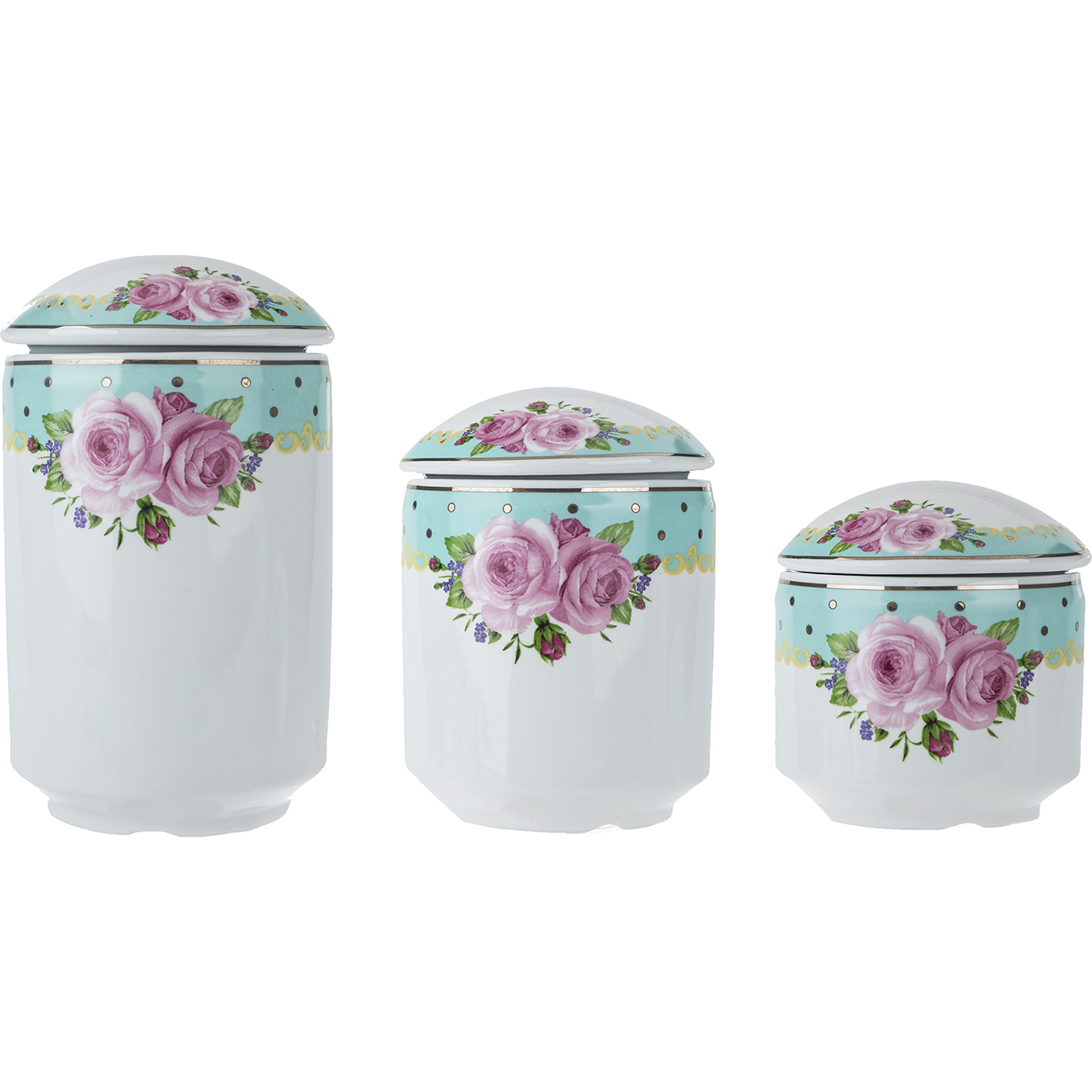 ست بانکه طرح گل مجموعه 3 عددی