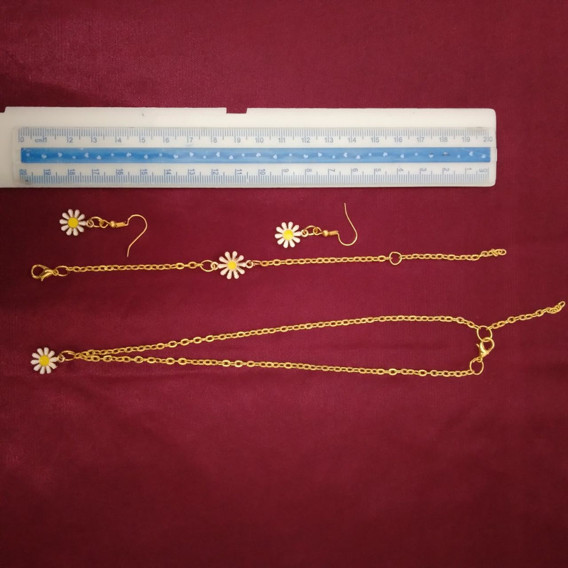 نیم ست دخترانه مدل بابونه