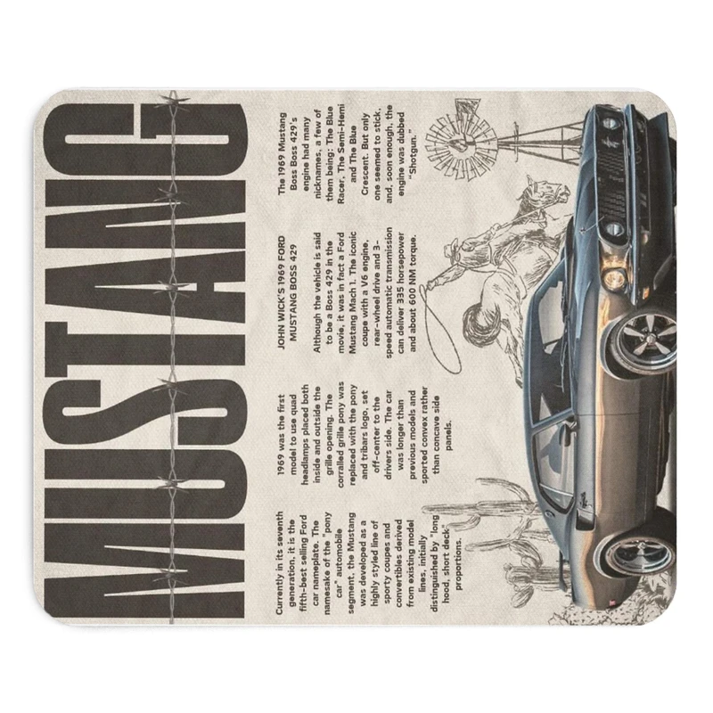 ماوس پد طرح ماشین ماستنگ سایز 19x24 سانتی متر
