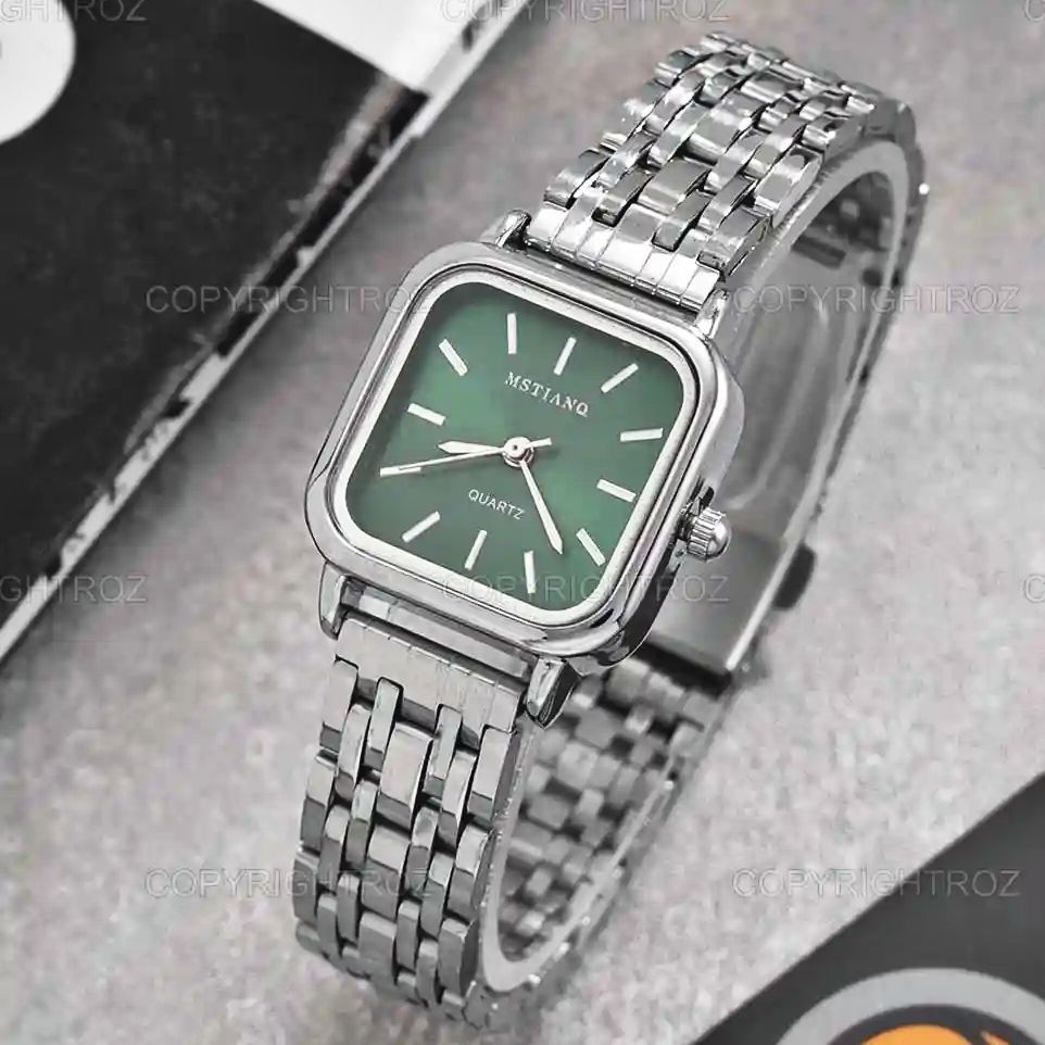 ساعت مچی عقربه ای زنانه مدل استیل_04 - - 2