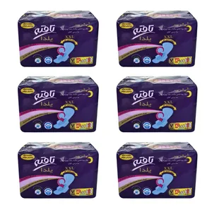نوار بهداشتی تافته مدل یلدا 7 مجموعه 6 عددی