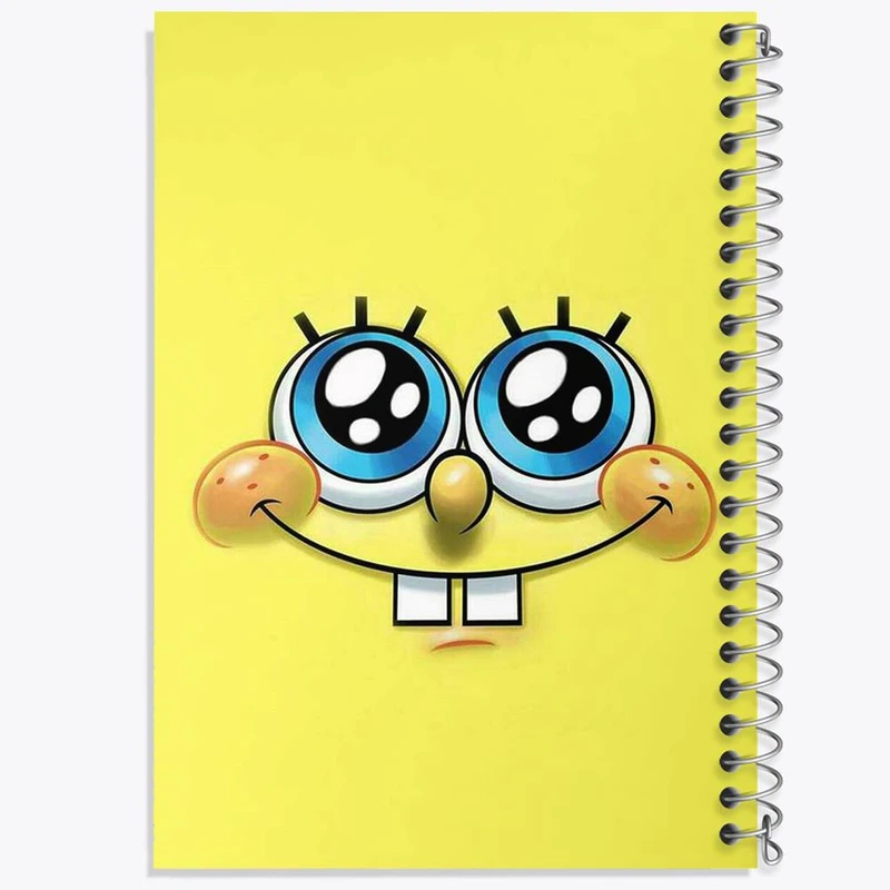 دفتر نت موسیقی 50 برگ خندالو مدل باب اسفنجی و پاتریک کد 1323